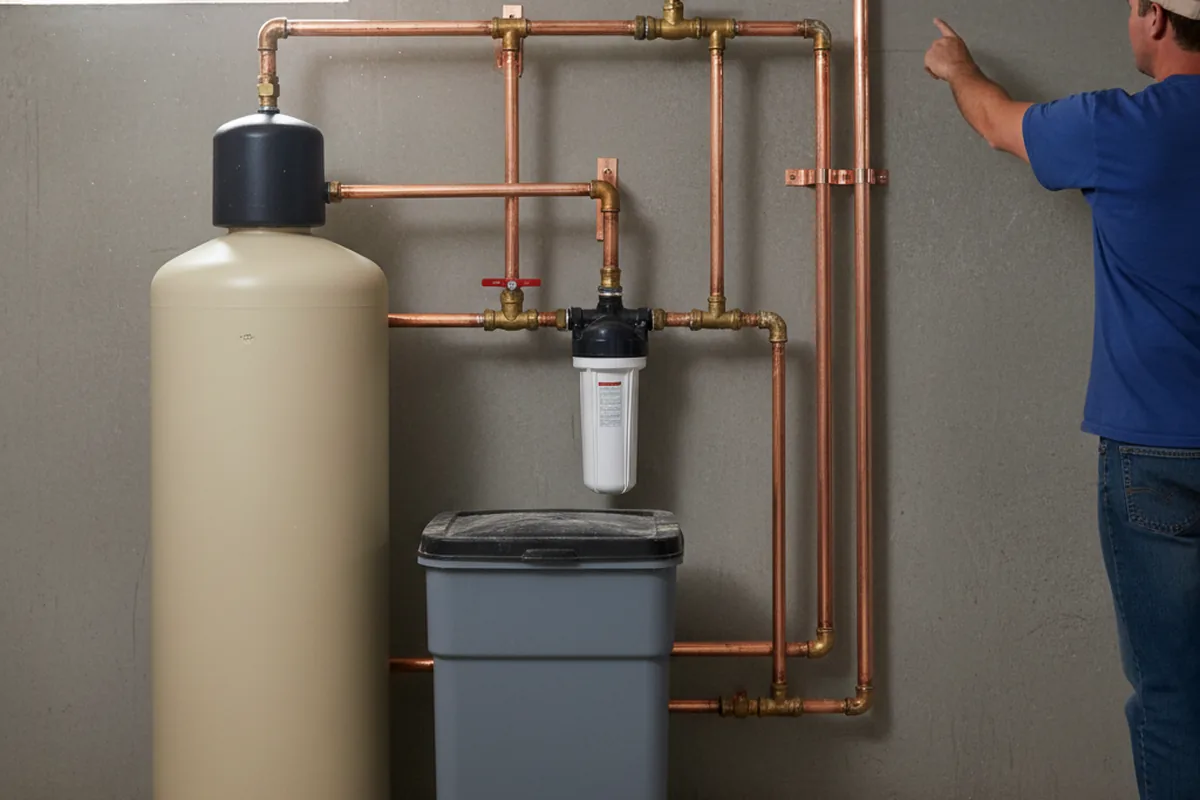 Whole-house water treatment system installed in Dixon